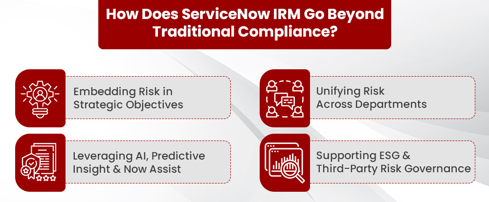 How Does ServiceNow IRM Go Beyond Traditional Compliance
